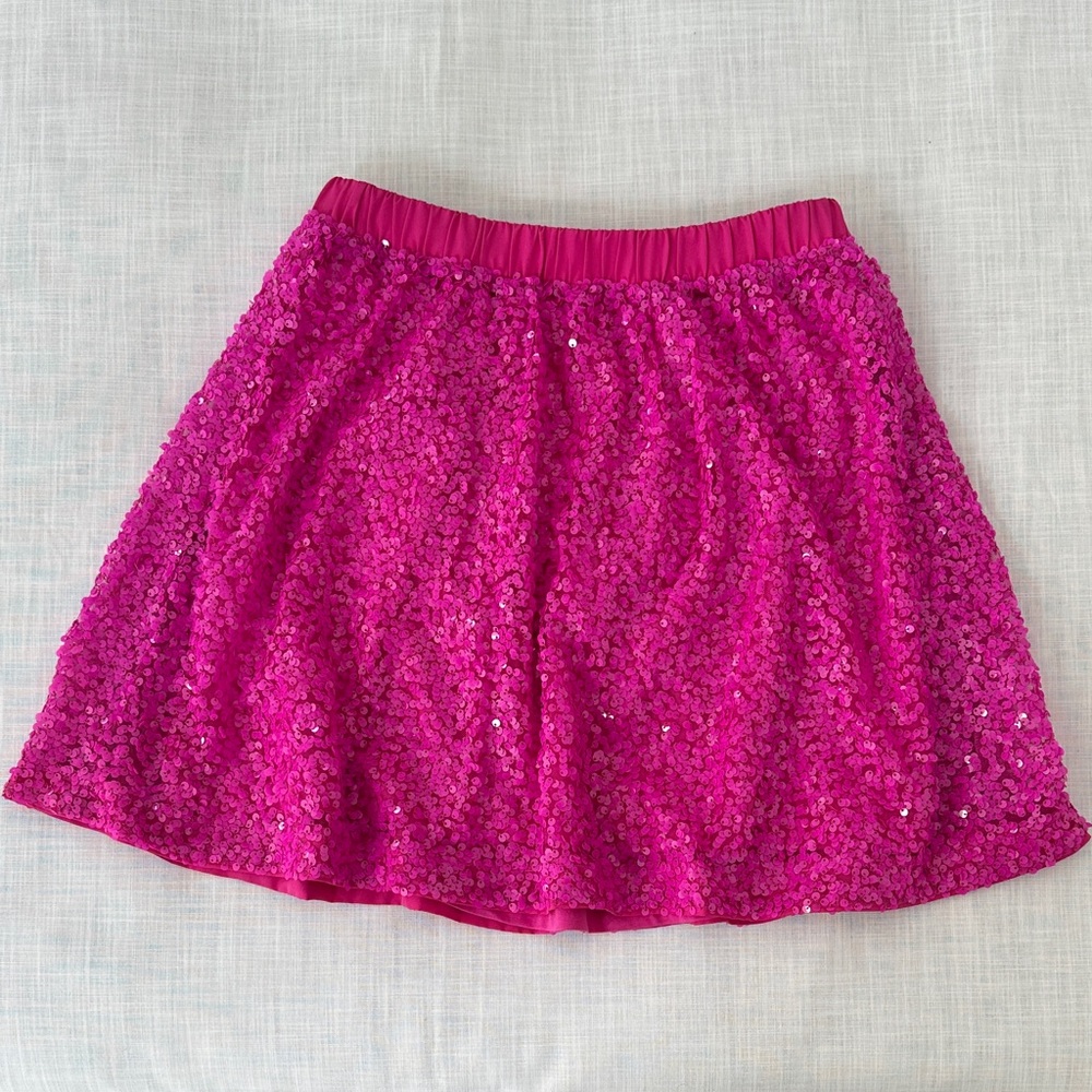 Crewcuts Sequined Pink Skirt